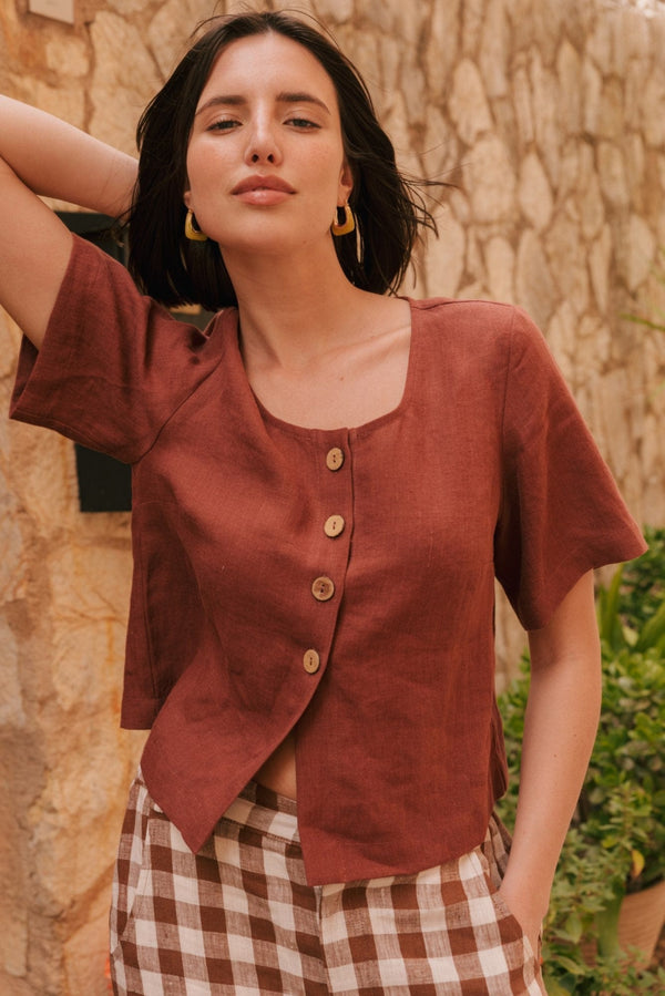 Maeve Button Top