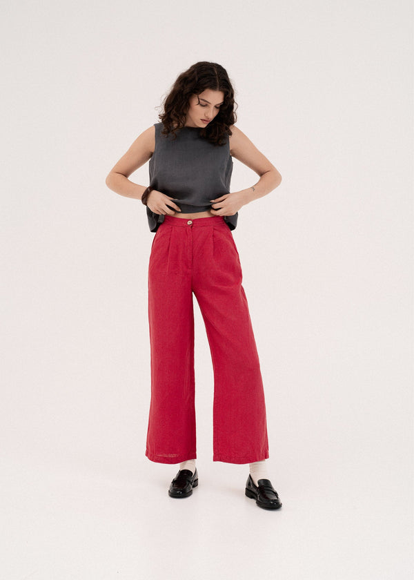 Lydia Klassieke Wijde Broek
