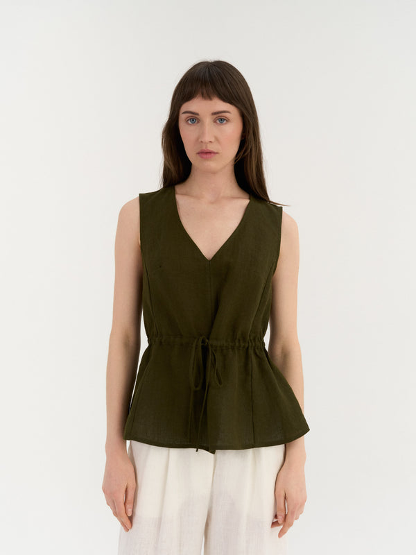Odette Trekkoord Top