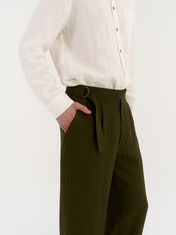 Enzo Pantalon Plissé