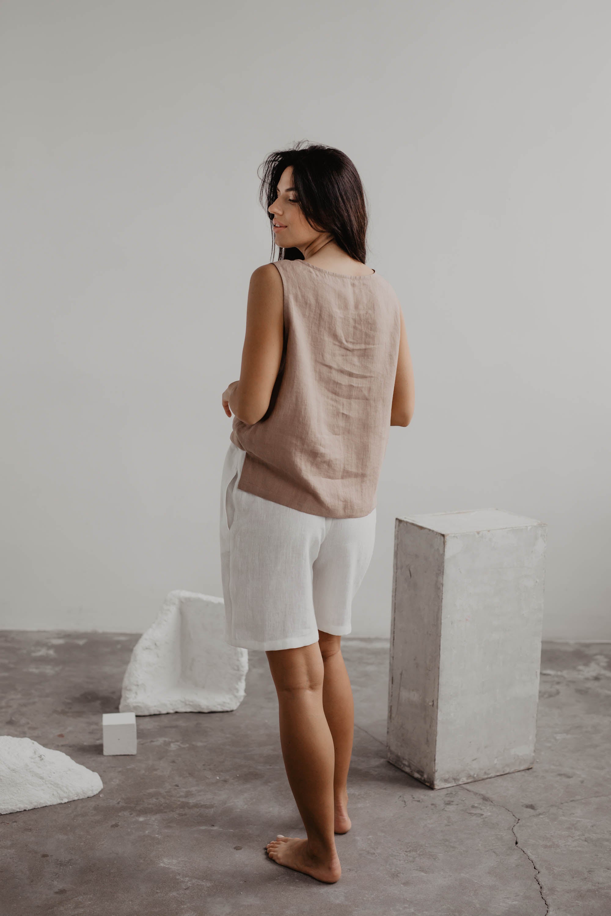 Classical linen top COLETTE | ARCHIVE SALE
