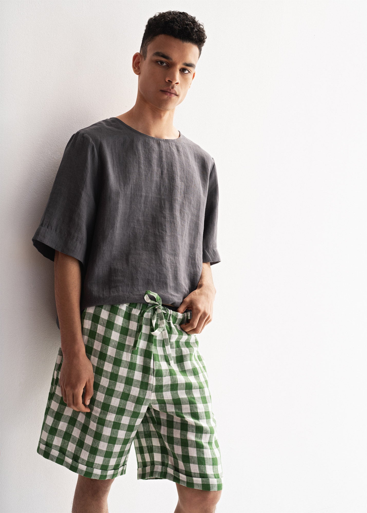 AmourLinen Linen shorts Linen shorts ARES Linen shorts ARES | AmourLinen | Linen Clothing