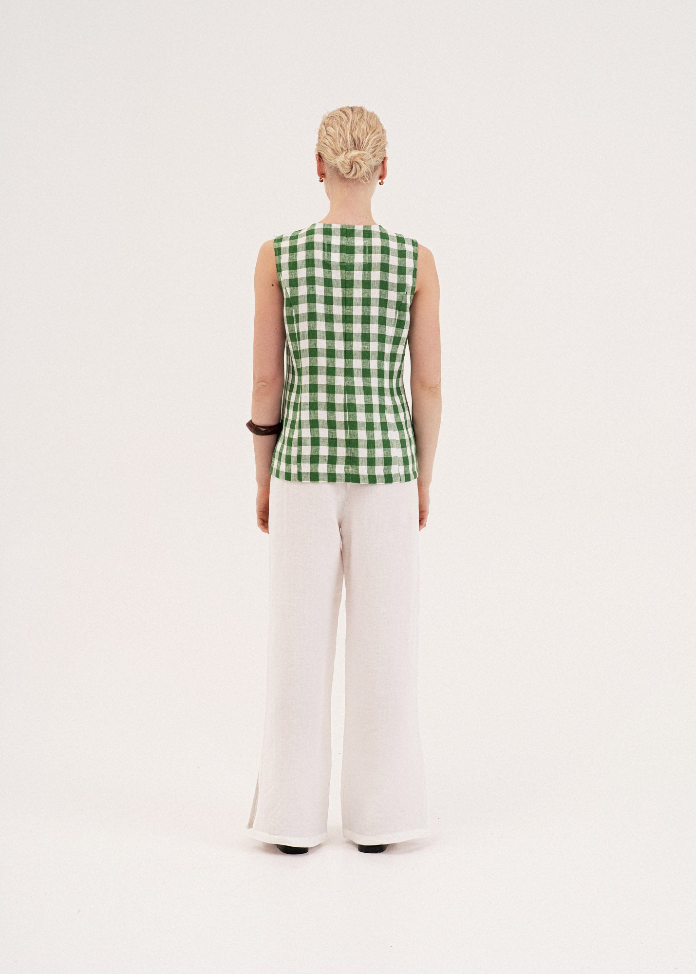 AmourLinen Linen dress Blanca sleeveless linen top Blanca sleeveless linen top