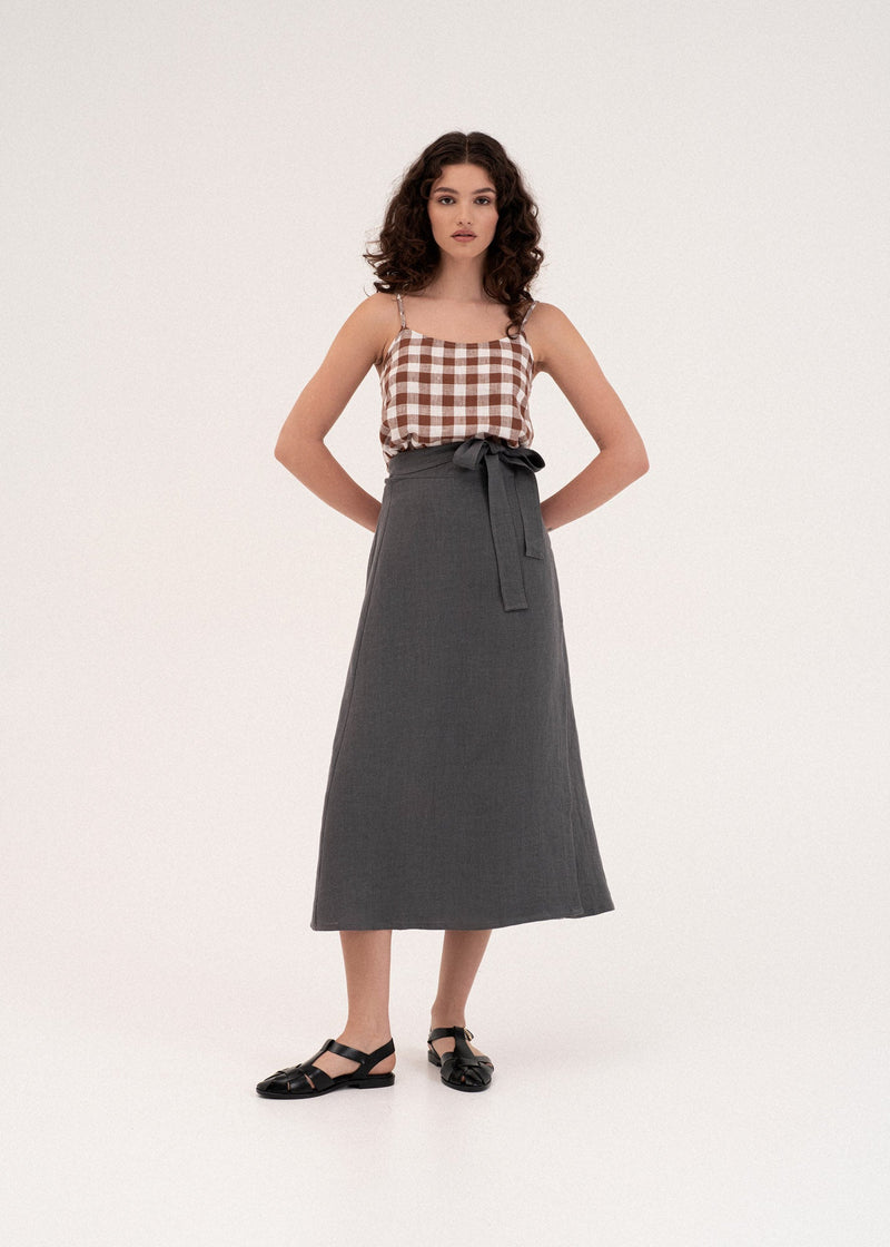 Iris Wrap Skirt