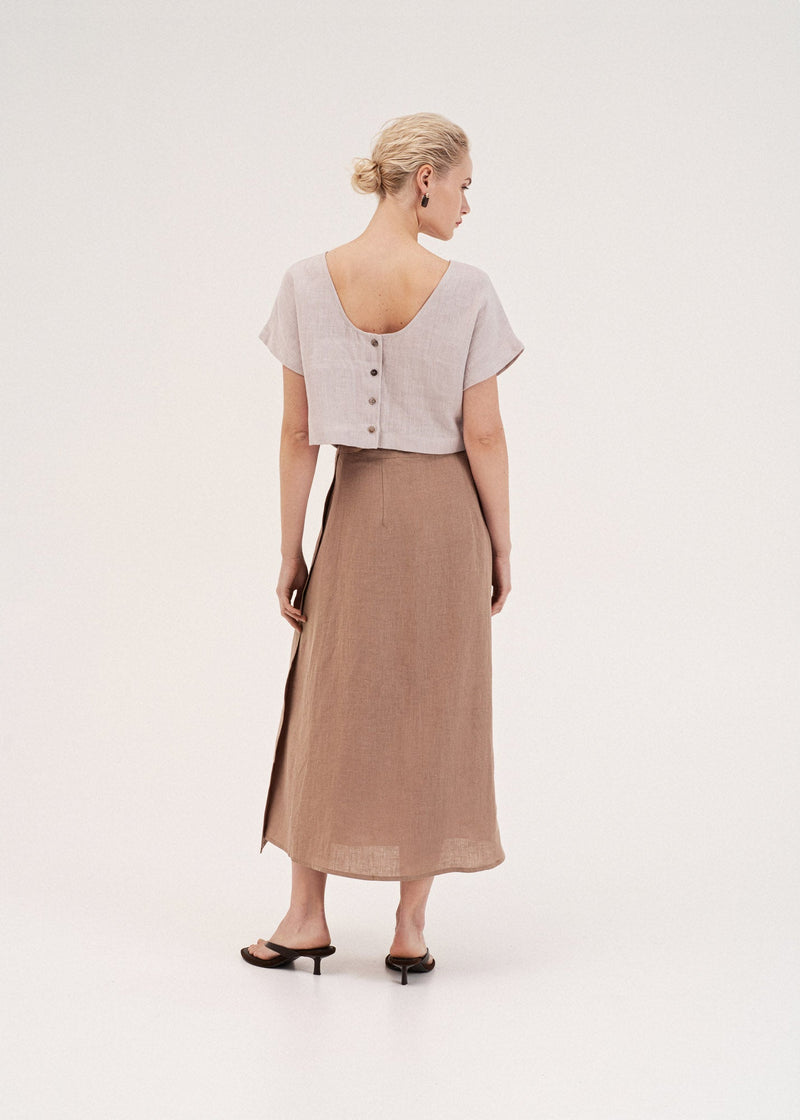 Iris Wrap Skirt
