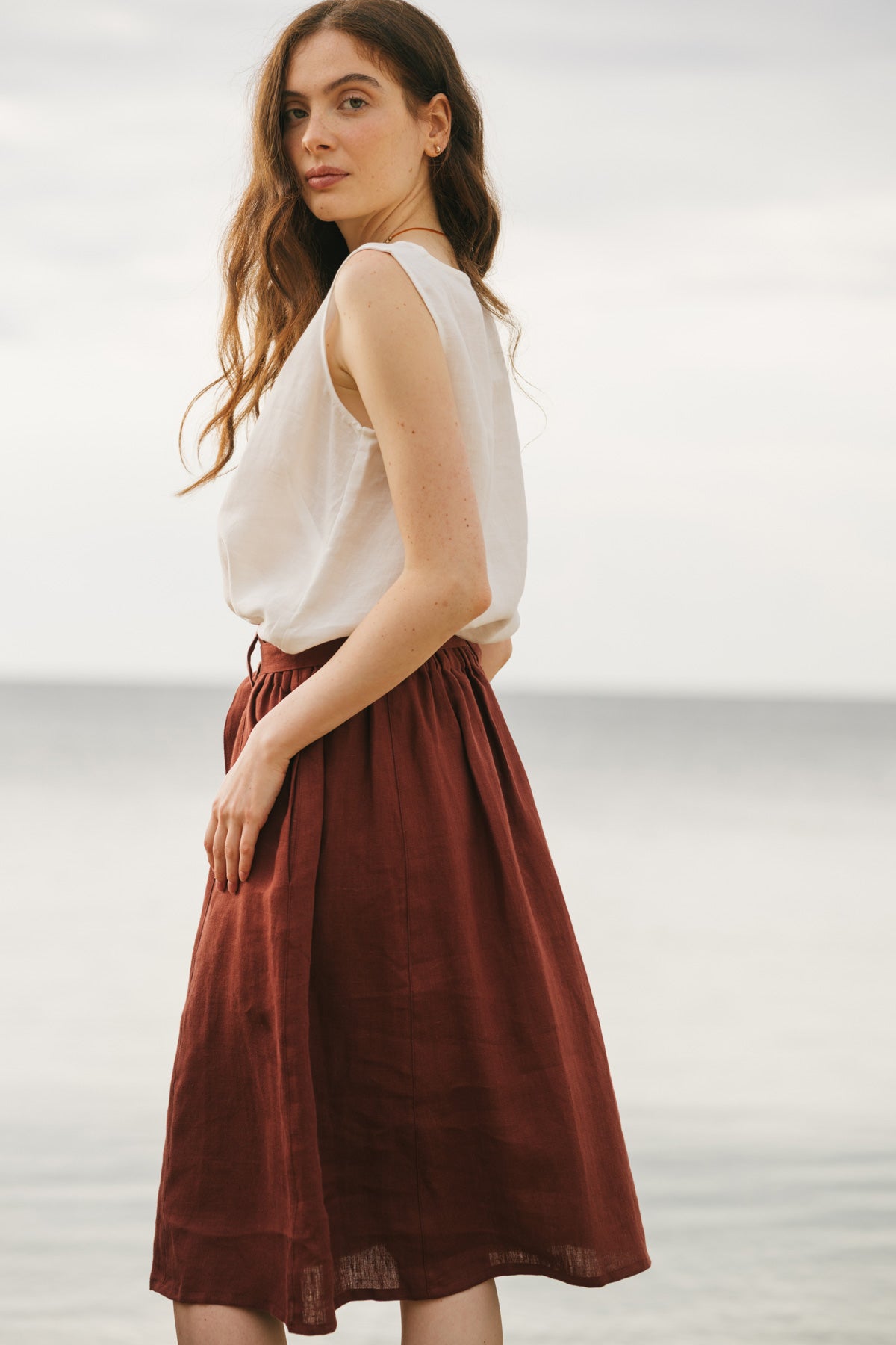 Bergen Mid Length Skirt
