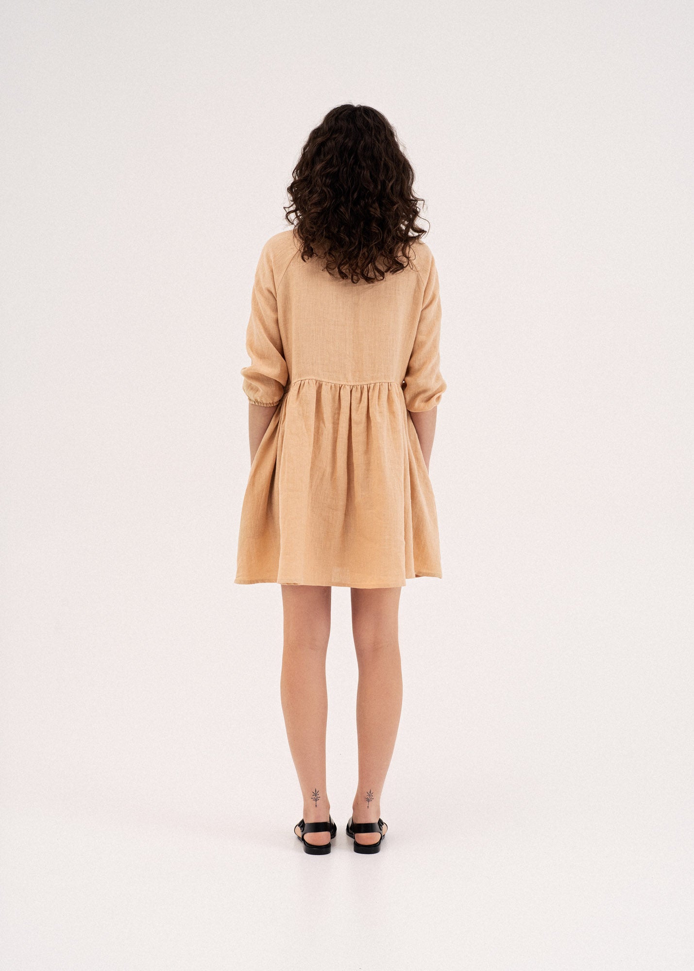 AmourLinen Linen dress Sofia midi-length linen dress Sofia midi-length linen dress