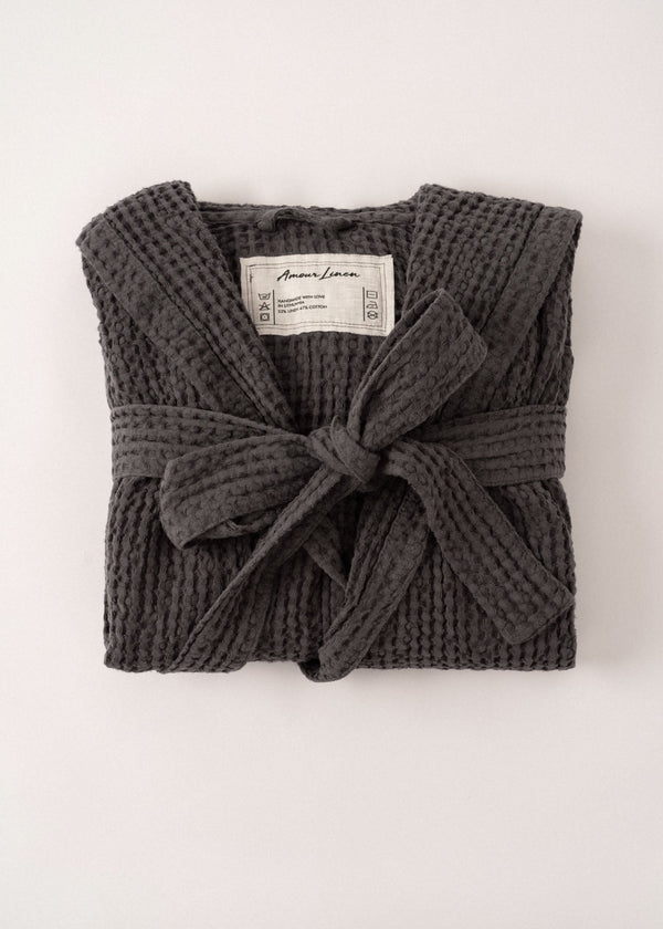 Men's Waffle Bathrobe